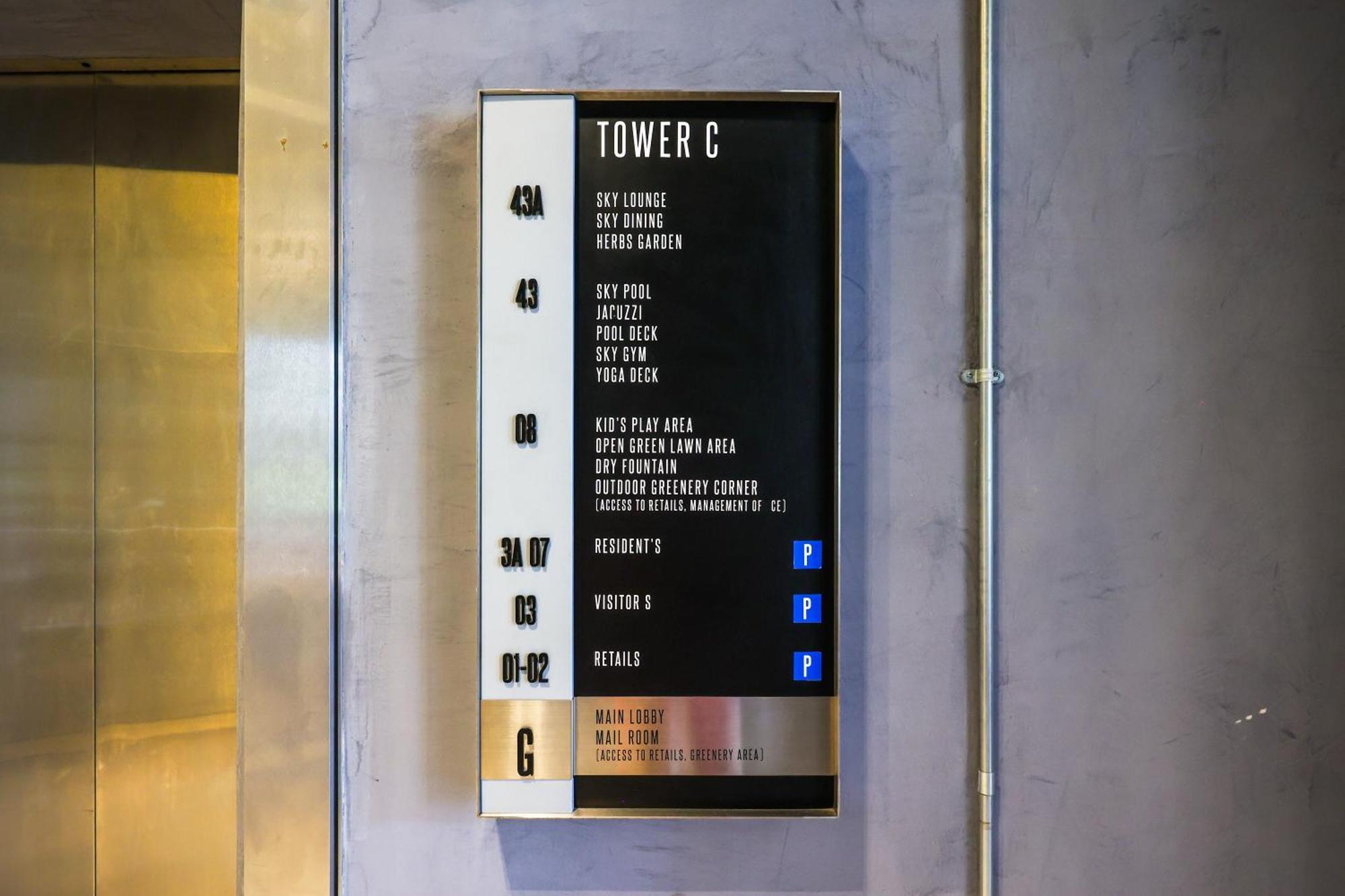 Millerz Square By Mykey Lejlighed Kuala Lumpur Eksteriør billede Elevator directory