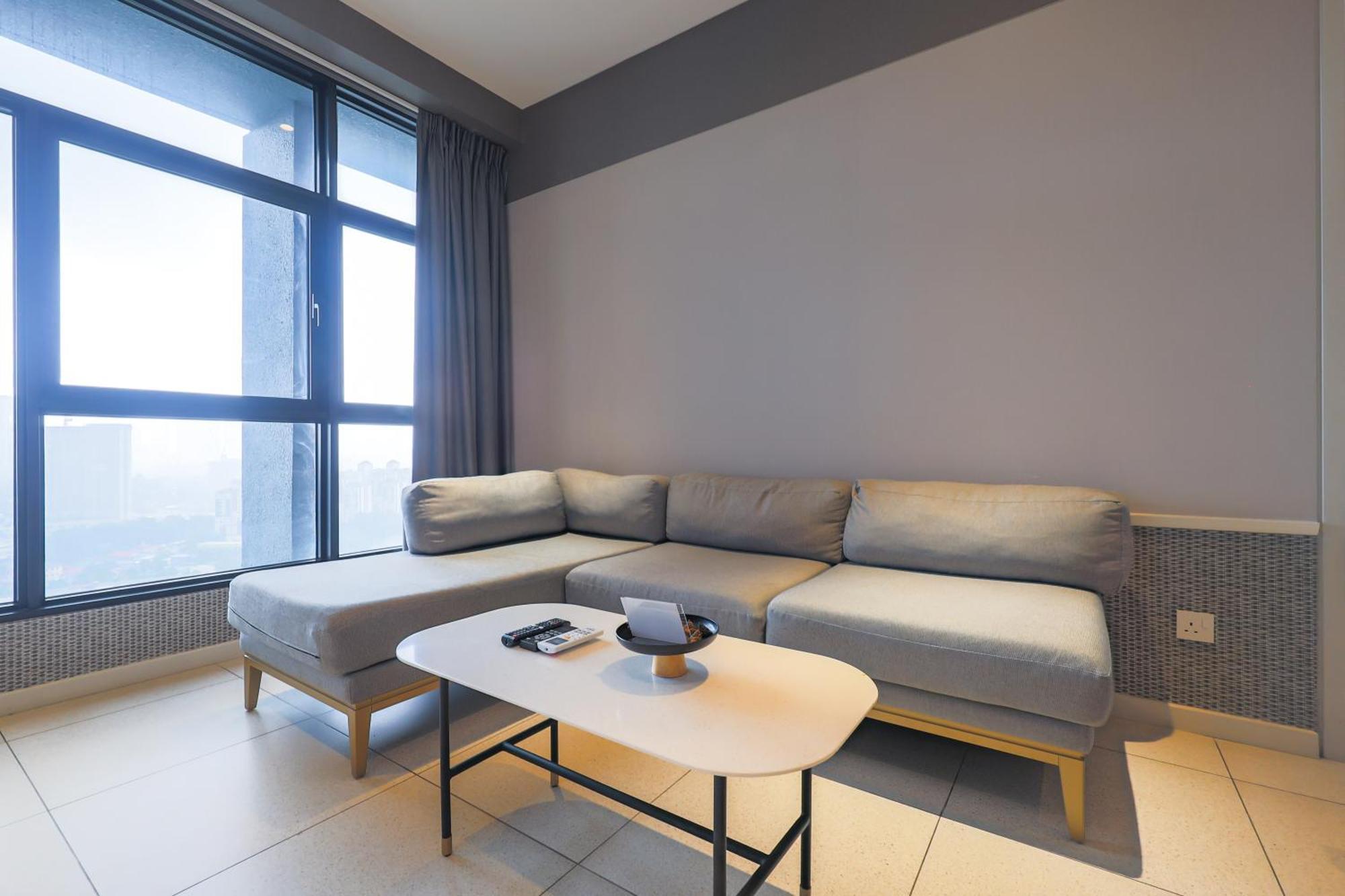 Millerz Square By Mykey Lejlighed Kuala Lumpur Eksteriør billede A 3D rendering of a living room